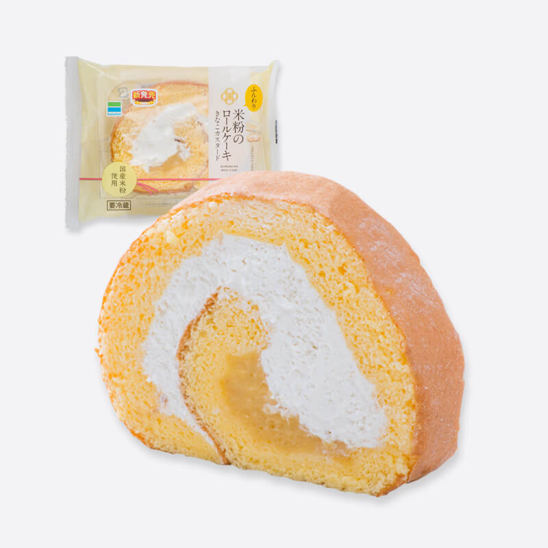 米粉のロールケーキ きな粉カスタード 沖縄ファミリーマート