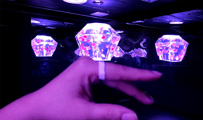 アートアクアリウムでダイヤモンドをはめる？