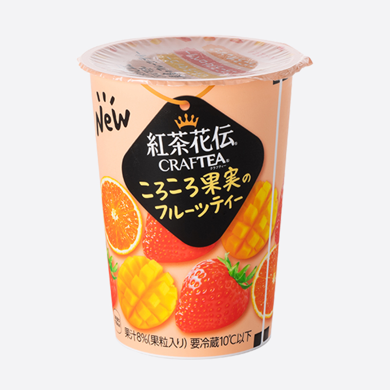 紅茶花伝 ころころ果実のフルーツティー 沖縄ファミリーマート