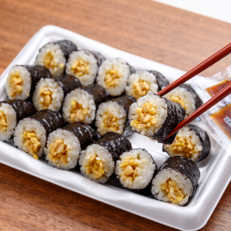 40％増量　こだわりの納豆細巻寿司